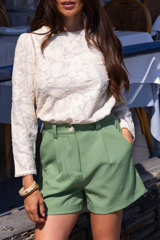 Hannah Blouse - Ivory main image 1