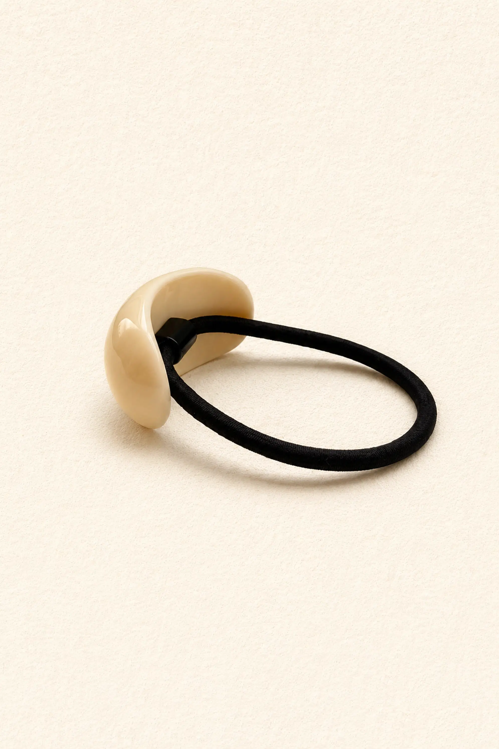 elastique-celeste-creme-sahoma-00002 Elastique bijoux à cheveux avec anneau bombé blanc creme