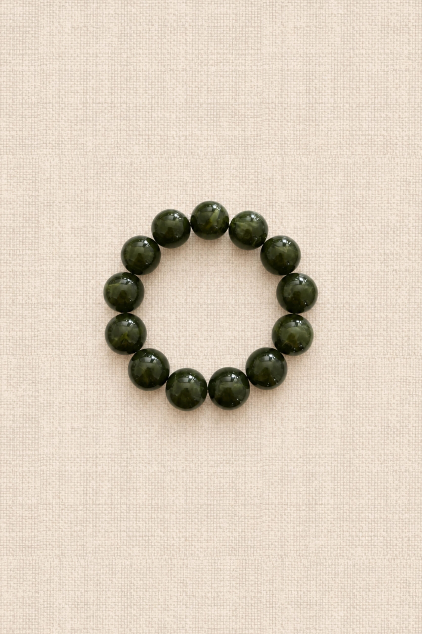 bracelet-mirage-vert-packshot-sahoma Bracelet grosses perles rondes effet marbré vert | Sahoma