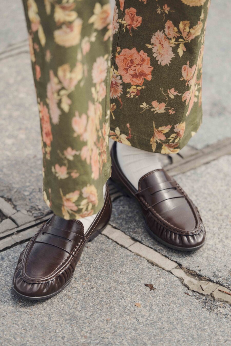 Sahoma | Mocassins Léon pour femme effet cuir lisse marron