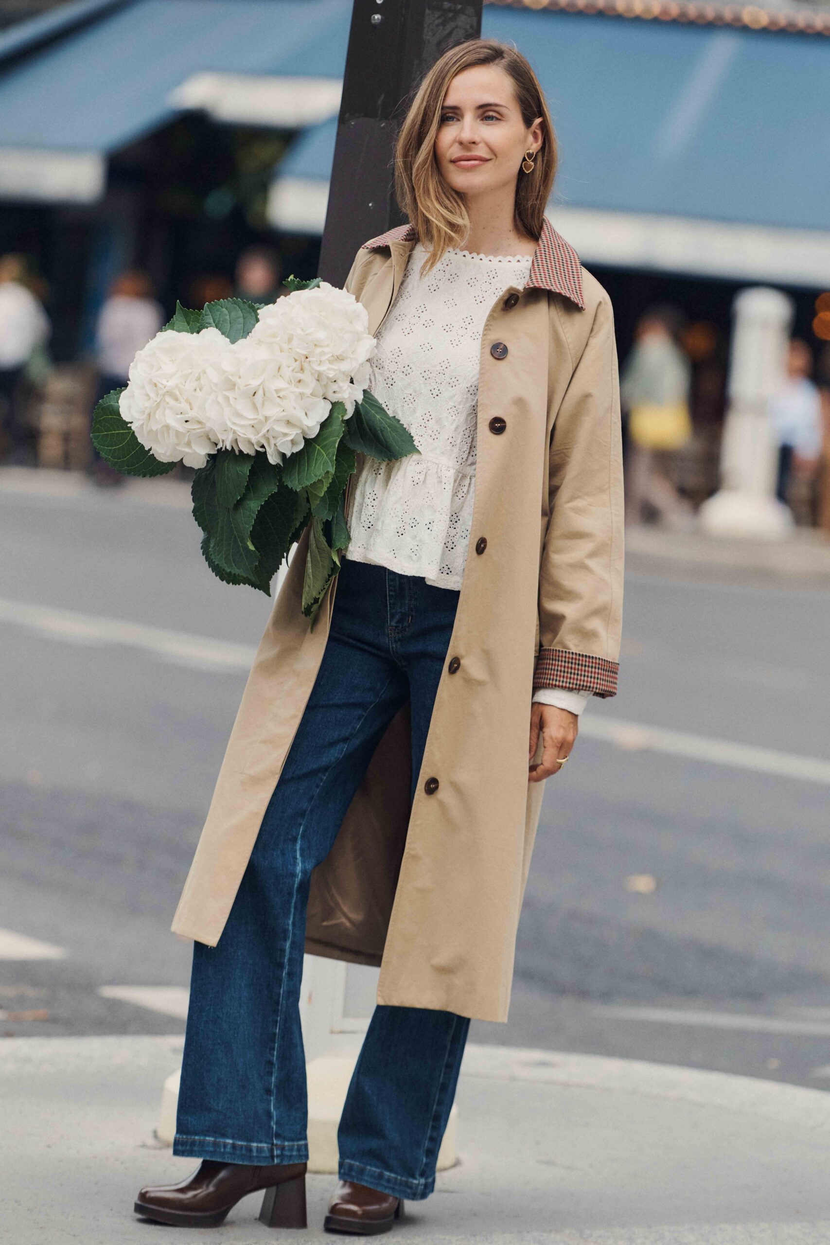 trench-robin-beige-sahoma-4 Trench femme coupe longue | beige camel | Élégant et déperlant | Sahoma
