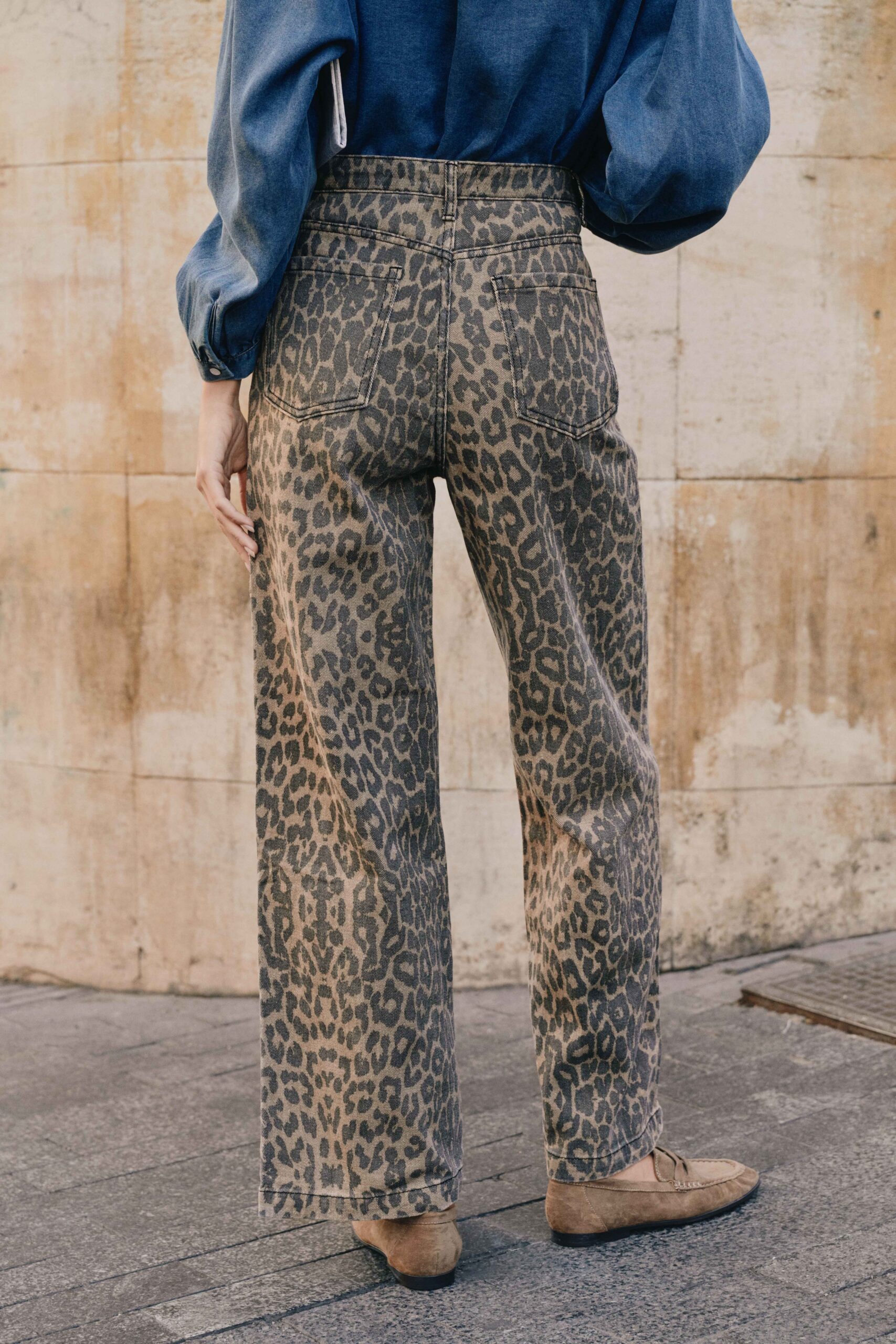 jean-quinn-leopard-sahoma-14 Jean léopard taille haute à jambes larges | Sahoma