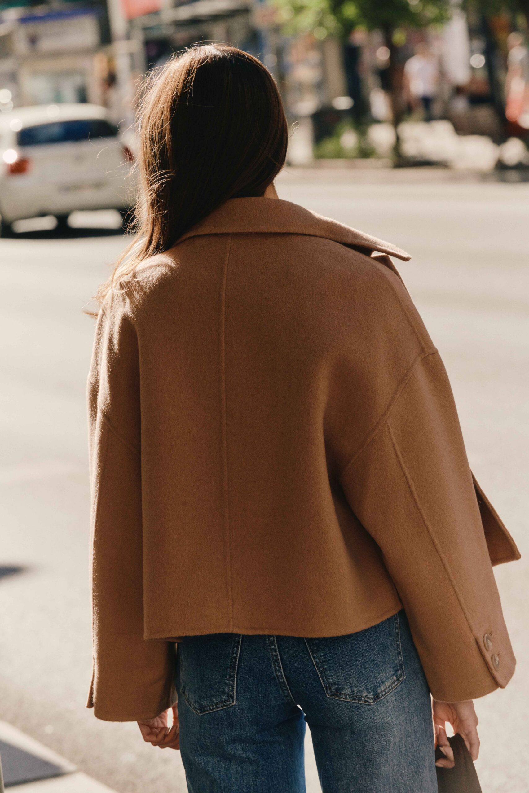 manteau-court-senan-camel-sahoma-17 Veste - manteau de femme court camel | laine et cahemire | élégant - parfait pour la mi-saison | Sahoma