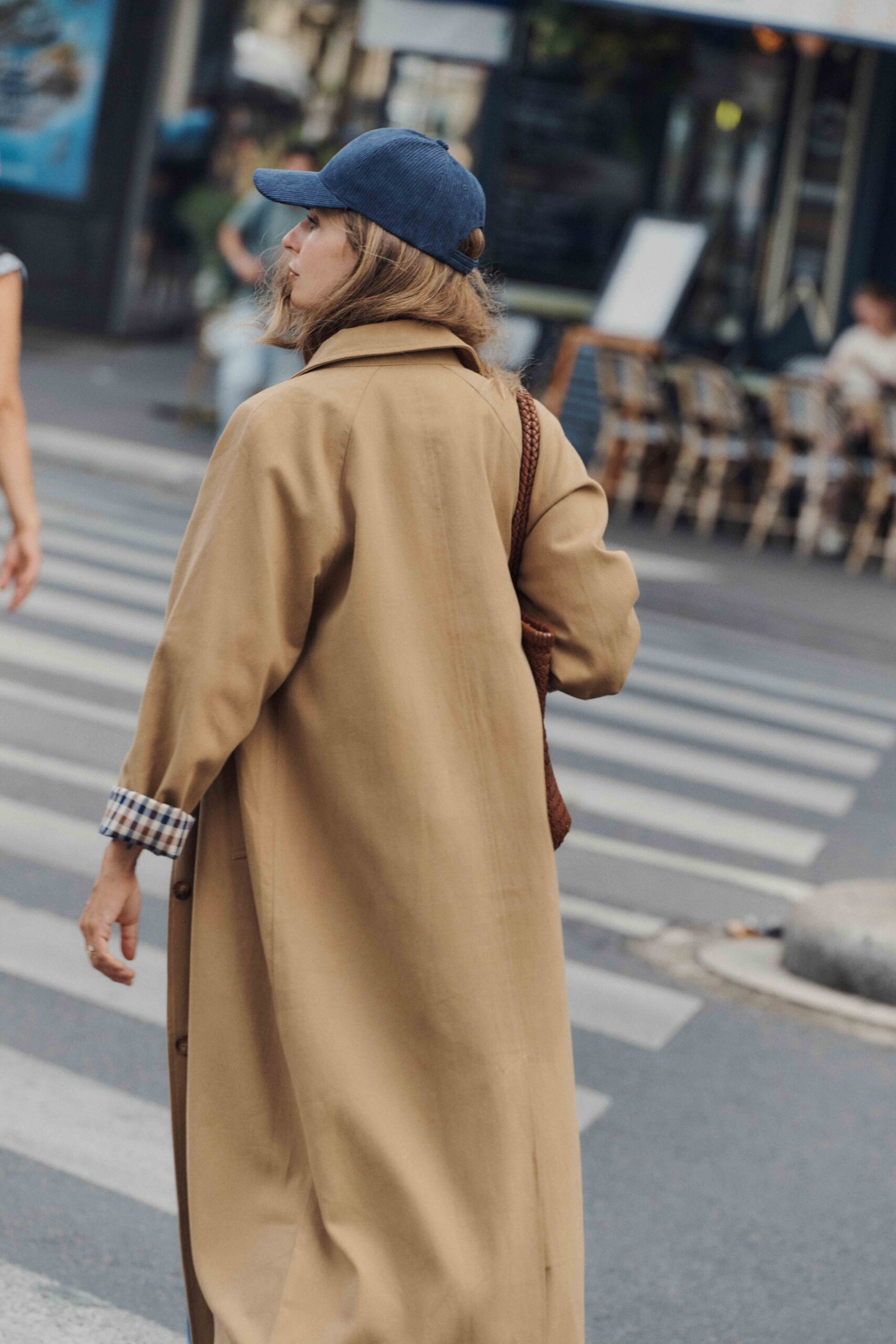 trench-edmond-beige-sahoma-00009 Trench femme coupe longue | beige camel | Doublure vichy contrastante | Élégant et déperlant | Sahoma